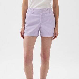 Women’s Gap 4" Downtown Khaki Shorts - Orchid Petal Purple Sz 14